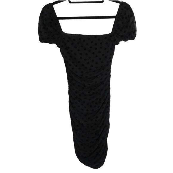 Princess Polly Charvi Flora Mini Dress Womens Size 4 Small Black - Picture 4 of 11